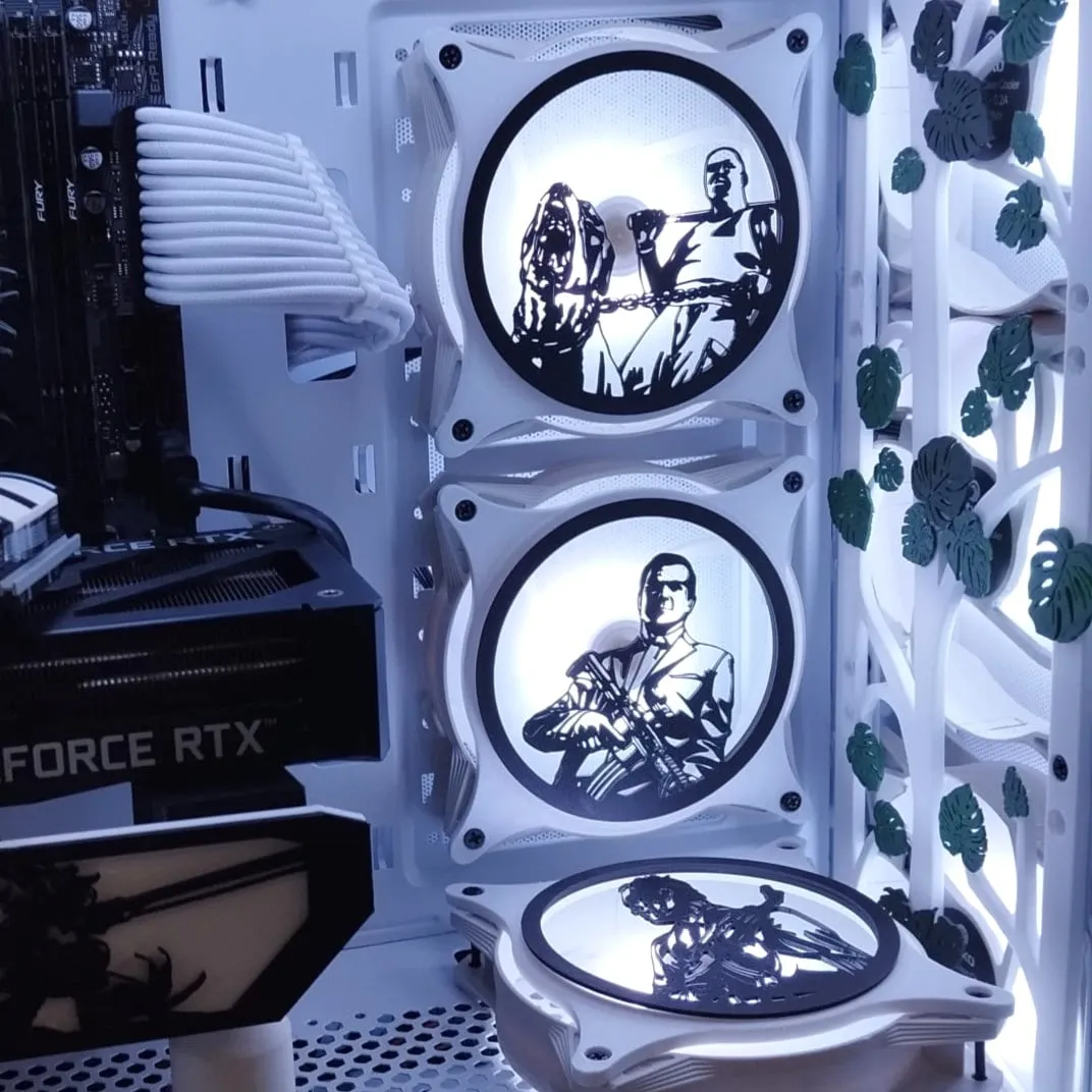 Casey Box CSYB-044 GTA Üçlü Set 120x120 mm Fan Kapağı