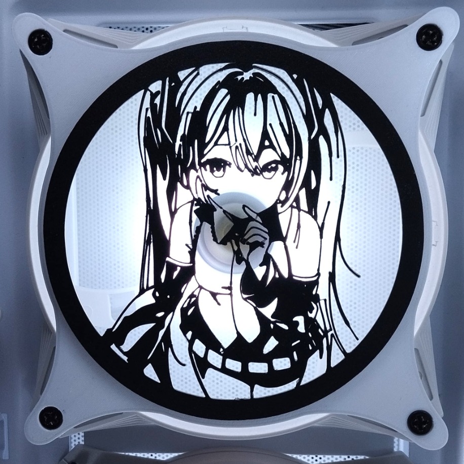 Casey Box CSYB-035 Hatsune Miku 120x120 mm Fan Kapağı 