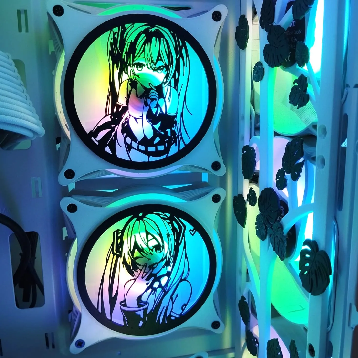 Casey Box CSYB-039 Hatsunemiku İkili Set 120x120 mm Fan Kapağı