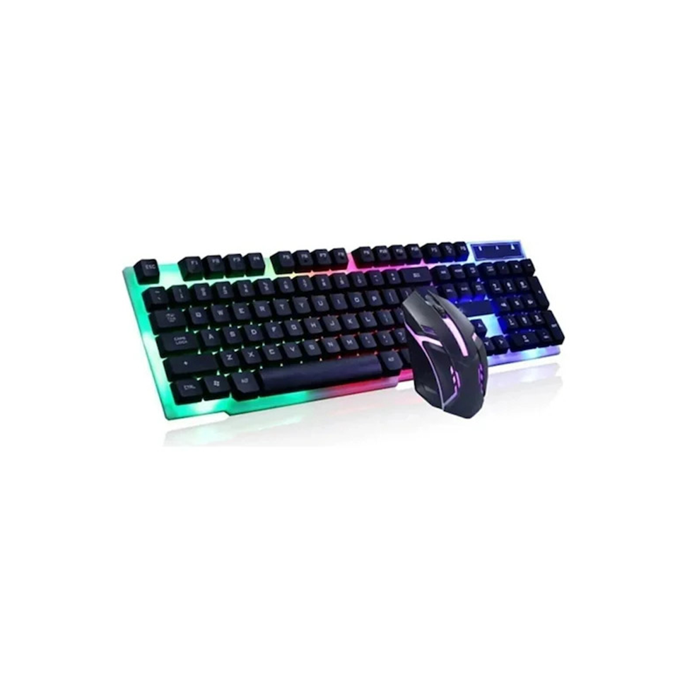 Platoon Rainbow Işıklı Klavye Mouse Set